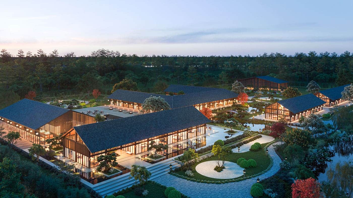 Không gian sống tiện nghi, đẳng cập tại khu biệt thự Onsen Village thuộc dự án EcoVillage Saigon River.