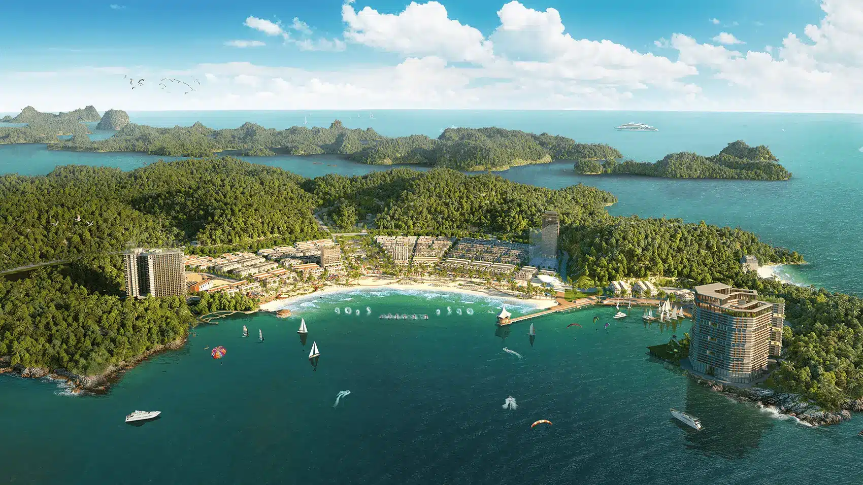 Dự án Xanh Island Cát Bà với thiết kế sang trọng, tiện ích xanh, và kết nối thiên nhiên hài hoà.