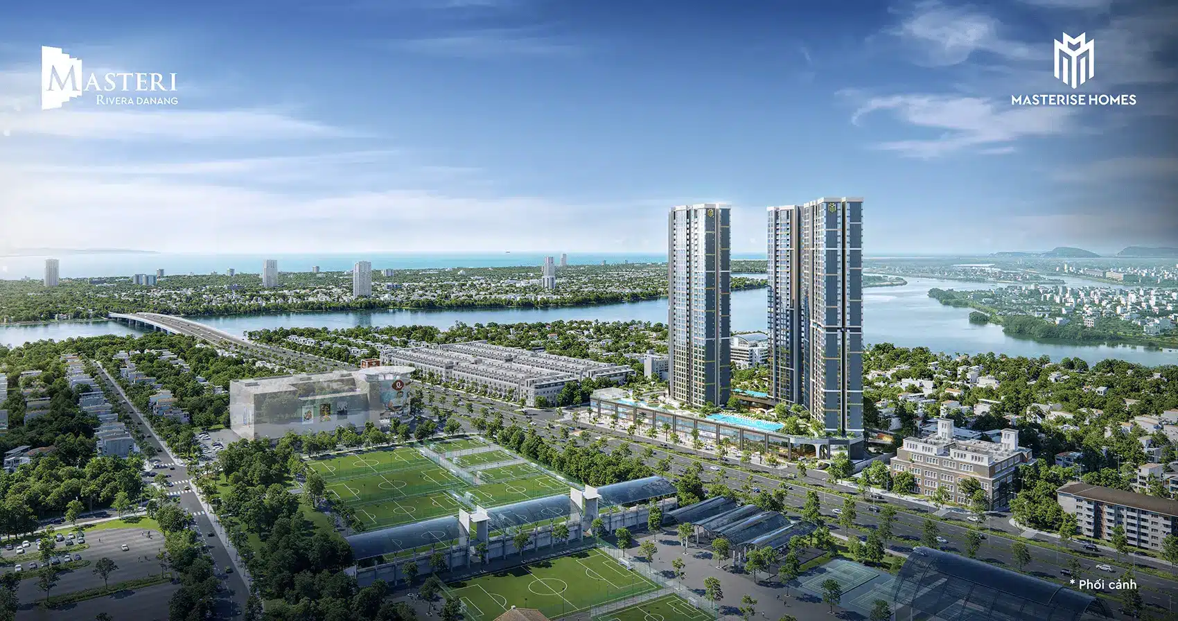 Masteri Rivera Đà Nẵng: Khu căn hộ hiện đại với tầm nhìn tuyệt đẹp, khu vực trung tâm Hải Châu, Đà Nẵng.