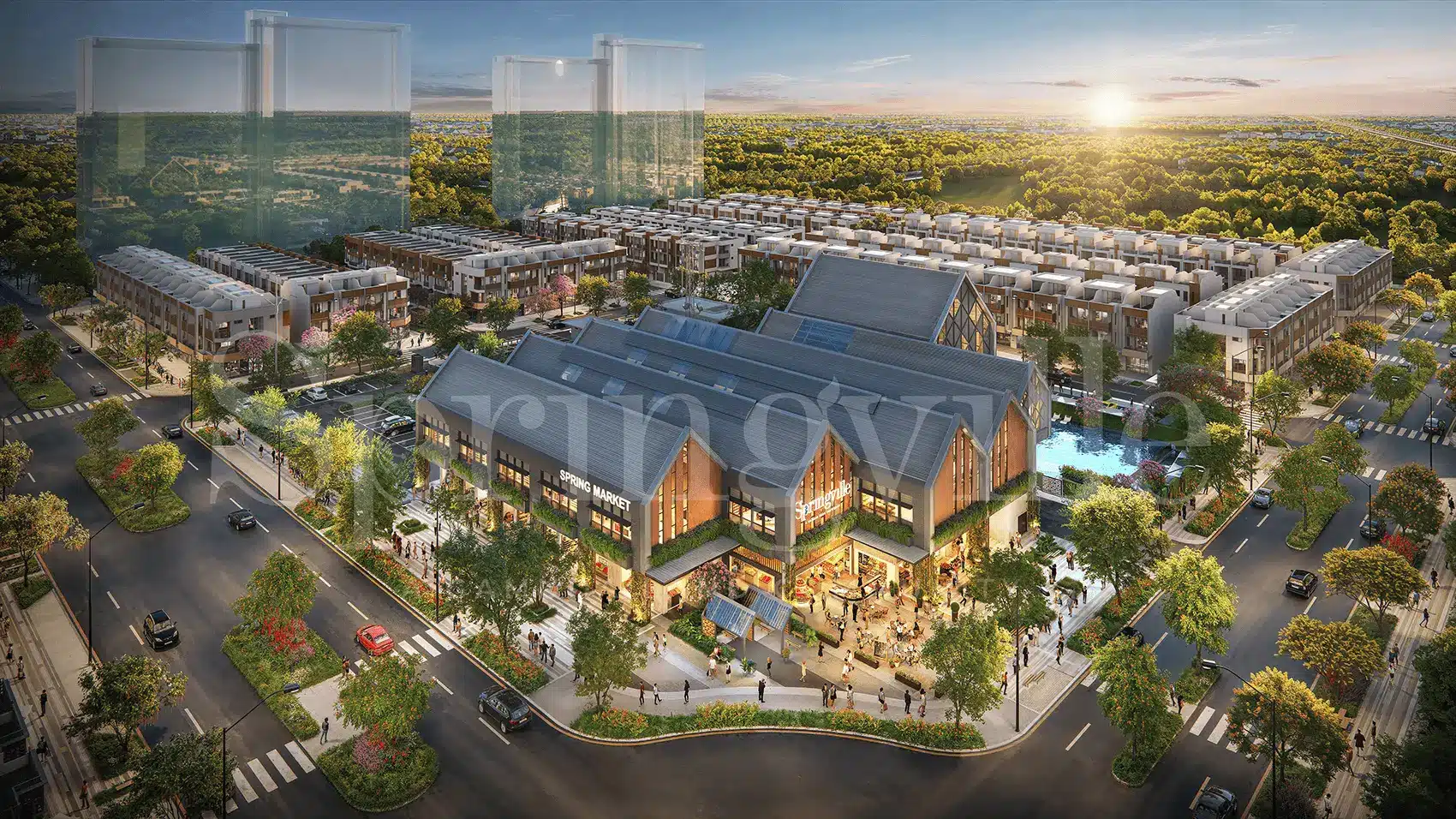Spring Ville – Không gian sống đẳng cấp hòa quyện thiên nhiên tại Nhơn Trạch